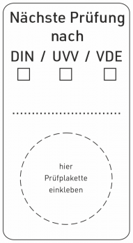 Grundplaketten,DIN,UVV,VDE