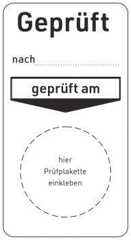 Grundplaketten Geprüft