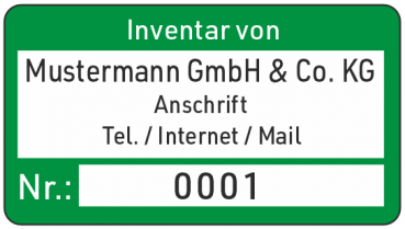 Inventaretiketten