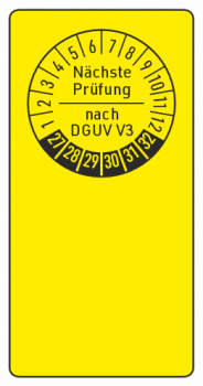Kabelpruefetiketten DGUV V3