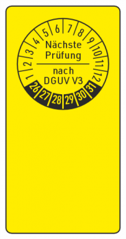 Kabelpruefetiketten DGUV V3