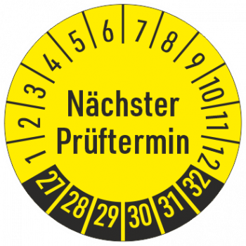 Prüfplaketten Nächster Prüftermin
