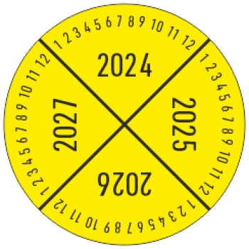vierjahresaufkleber 2024 2025 2026 2027
