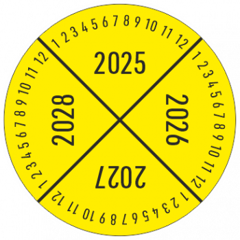 vierjahresaufkleber 2025 2026 2027 2028