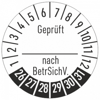 BetrSichV Plakette