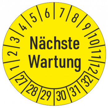Pruefplakette Nächste Wartung