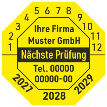 Prüfplaketten Nächste Prüfung