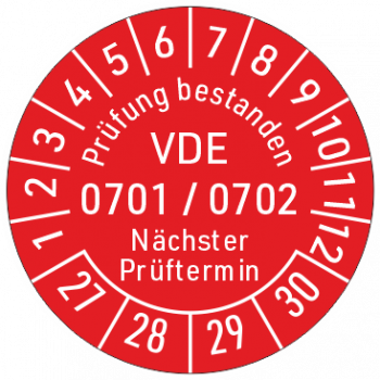 Prüfmarken VDE 0701 0702
