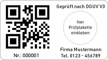 QR-Code Aufkleber