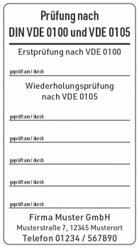 VDE 0100 Prüfung