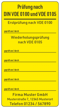 Erstprüfung VDE0100