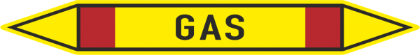 Richtungspfeil Gas