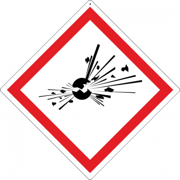 Gefahrgutzeichen bombe GHS01