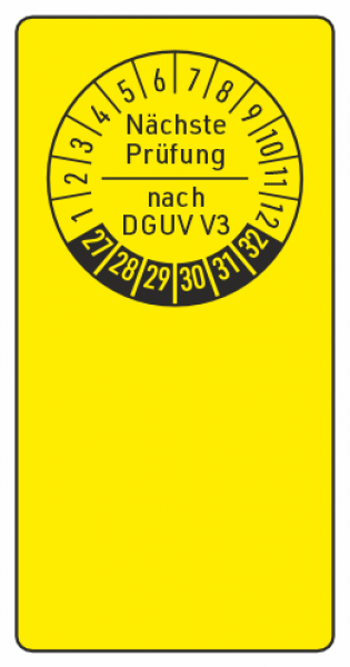 Kabelpruefetiketten DGUV V3
