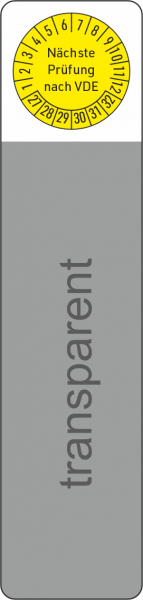 Kabelprüfplaketten VDE selbstlaminierend