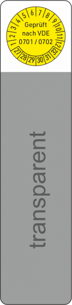Kabelprüfplaketten VDE selbstlaminierend
