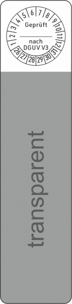 Kabelprüfaufkleber DGUV V3