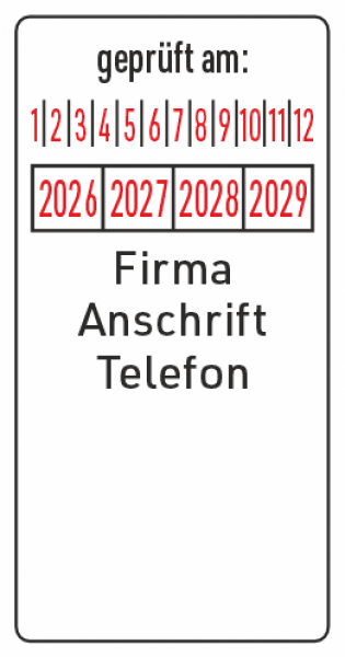 Kabelplakette individuell