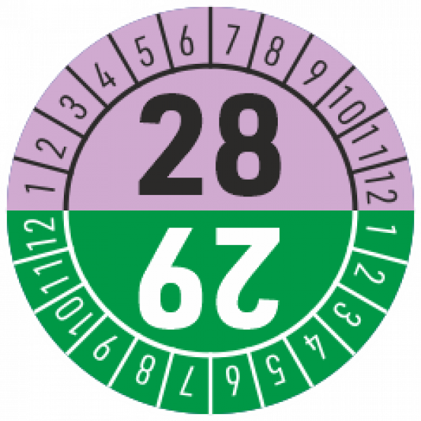 Prüfplaketten 2028 2029