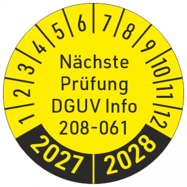 Regalprüfung DGUV Info 208-061