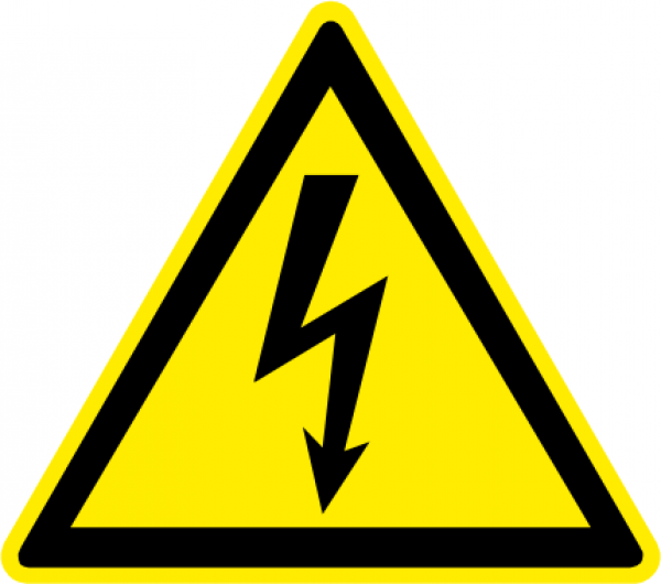Warnung vor elektrischer Spannung W012