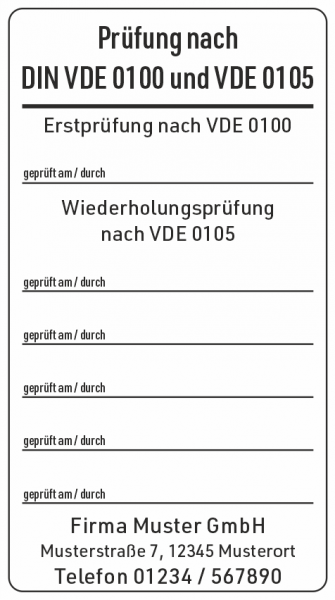 VDE 0100 Prüfung